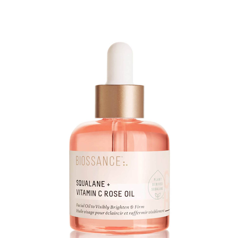 BIOSSANCE - Масло для лица с витамином С, розой и скваланом - SQUALANE AND VITAMIN C ROSE OIL, 30 мл