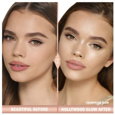 Charlotte Tilbury - Хайлайтер - Hollywood Glow Glide Architect Highlighter 8g - Champagne Glow