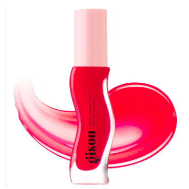 GISOU - Масло для губ с клубникой - Lip Oil Honey Infused STRAWBERRY, 8 мл