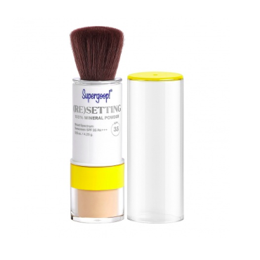 Supergoop! - Минеральная пудра прозрачная - (Re)setting 100% Mineral Powder Sunscreen SPF 35 PA+++ - Translucent